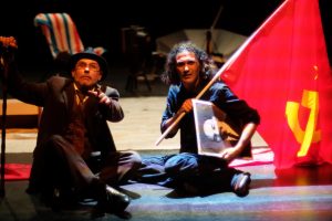 Commedia Rossa - spettacolo - Marlon Zighi Orbi, Paolo Rossi e Lahire Tortora