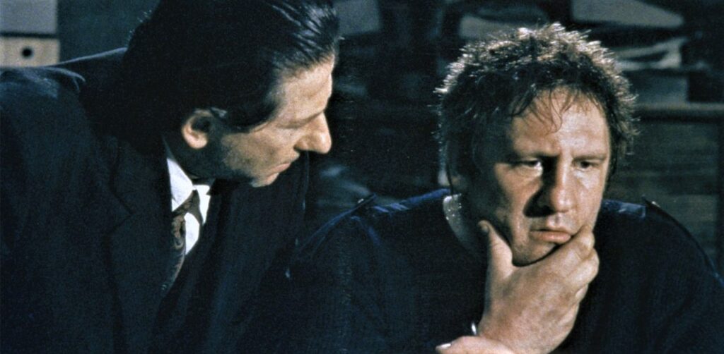 Una pura formalità - Gerard Depardieu e Roman Polanski durante l'interrogatorio 