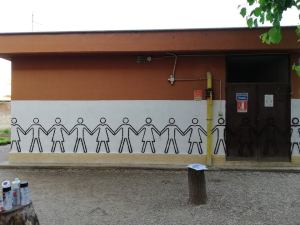 Dalla progettualità alla pittura - murale - scuola Nazario Sauro
