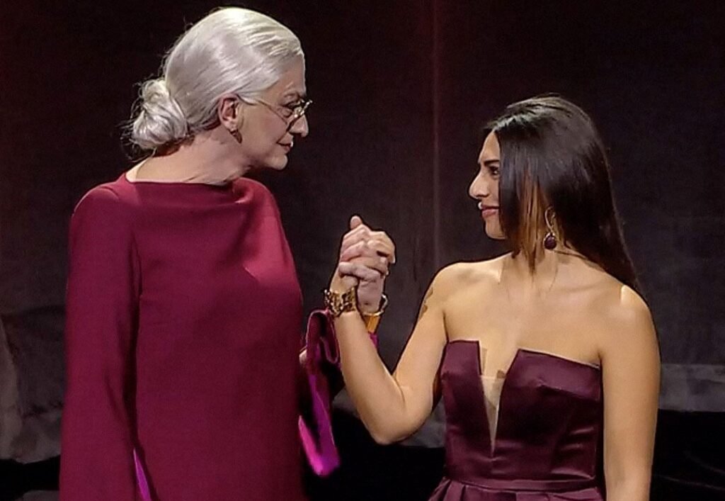 Pegah Moshir Pour e Drusilla Foer al Sanremo 2023: seconda serata