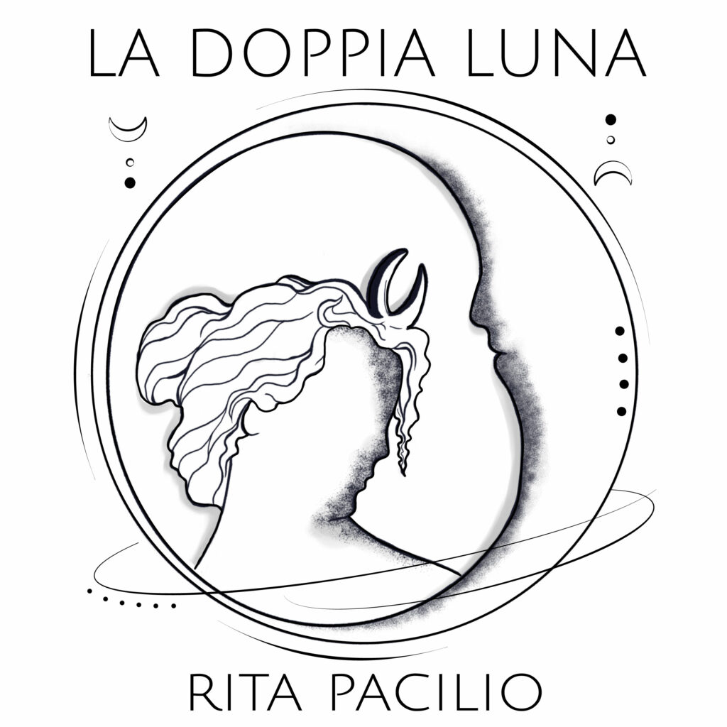 Copertina dell'EP La doppia luna di Rita Pacilio