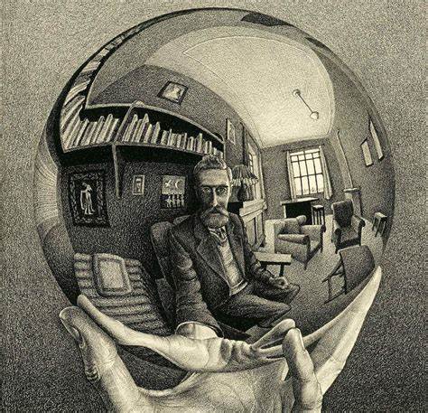 Escher - Mano con sfera riflettente