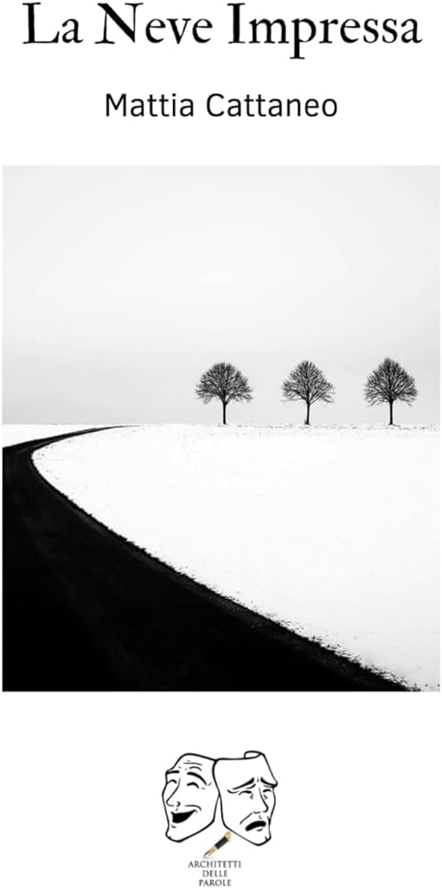 copertina della silloge La neve impressa di Mattia Cattaneo